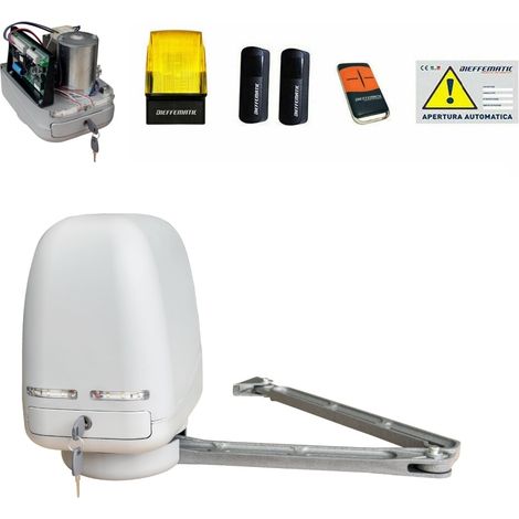 Kit Automazione Cancello 1 Anta A Battente Braccio Articolato 24v Snodato Snodo
