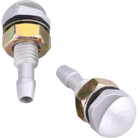 Buse De Lave-Glace - Alliage D'aluminium - Universel Pour Pare-Brise Avant - 2 Pièces (1/4)