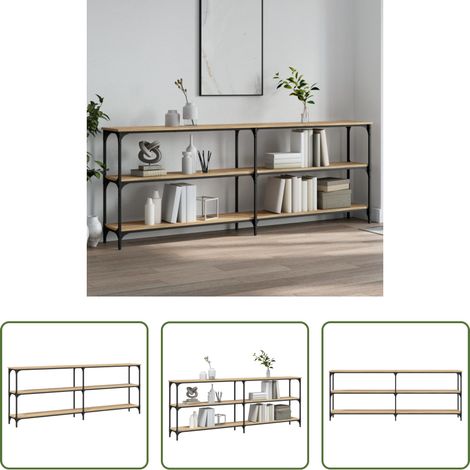 Holzwerkstoff - Konsolentisch Sonoma-Eiche 200 x 29 x 75 cm Holzwerkstoff (1/5)