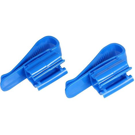 Colliers de serrage réglables pour tuyaux et tubes, 2 colliers, plastique durable, pour l'entretien des aquariums.-AquaForge (1/4)