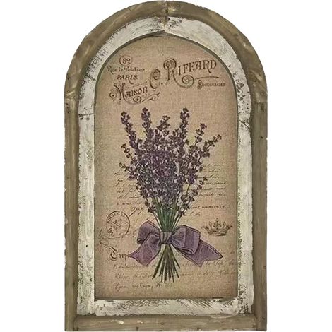 Tableau Mural Bois - Décoration Murale Vintage Pour Salle De Bain Chambre Salon - 30 X 20 Cm - Lot De 1 (1/5)