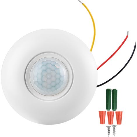 Commutateur intelligent LED PIR, indication de défaut, induction à 360 °, DC12 V 800 W, interrupteur à capteur de mouvement pour couloirs, balcons, toilettes, escaliers (1/5)