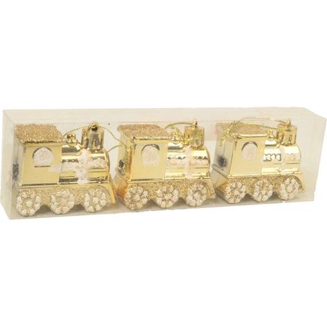 Set mit 3 Zug-Weihnachtskugeln (1/4)