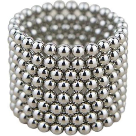 Boules Magnétiques - 100 Pièces - Diamètre 5 mm - Pour Tableau Blanc Tableau Magnétique Réfrigérateur - Néodyme Fer Bore Revêtement Nickel