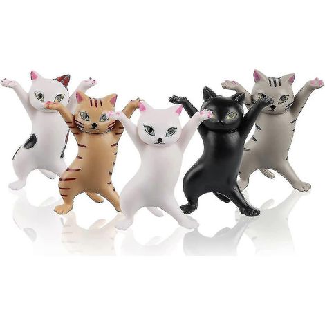 Tanzende Katzen und Stifthalter, Lustiger Katzen-Stifthalter, Tanzende Katzen-Dekoration, Tragbares Katzenmodell