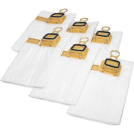 Lot de 6 sacs pour aspirateur Vorwerk Kobold VK 140 et VK 150 (1/2)