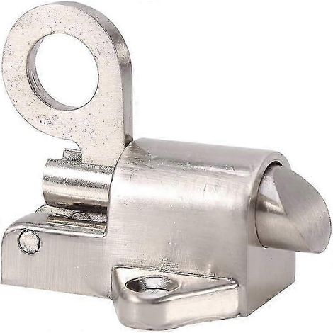 Verrou de porte/fenêtre en aluminium à anneau de rebond et ressort de sécurité. (1/5)
