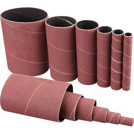 Juego de 12 manguitos de lijado, 114 mm, grano 120 (1/5)