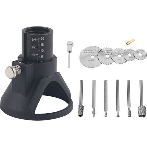 14pcs HSS Milling Cutter Saw Blades Rotary Tool Set Woodworking Carving Accessories Kit (1/5)