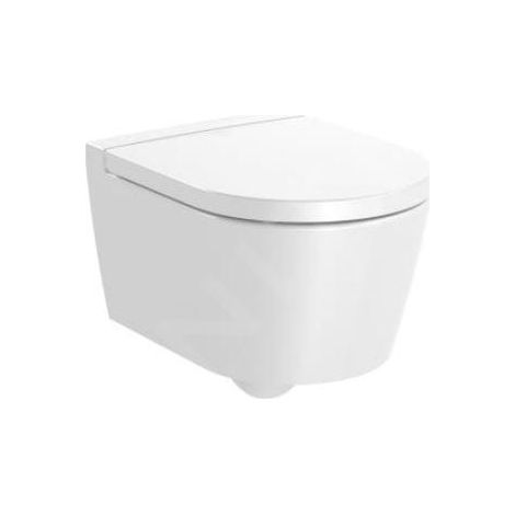 Roca – Cuvette suspendue Rimless 370x480mm en céramique sanitaire – Sortie horizontale – Compacte – A346528000 (1/5)