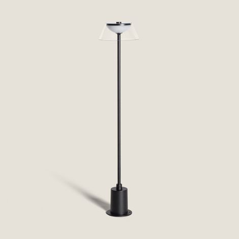 Balise Extérieure LED 6.5W en Saillie sur Pied 60cm Dipdey Noir (1/5)