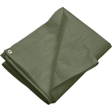 Maison Exclusive - Telone 260 g/m² 4x4 m Verde HDPE
