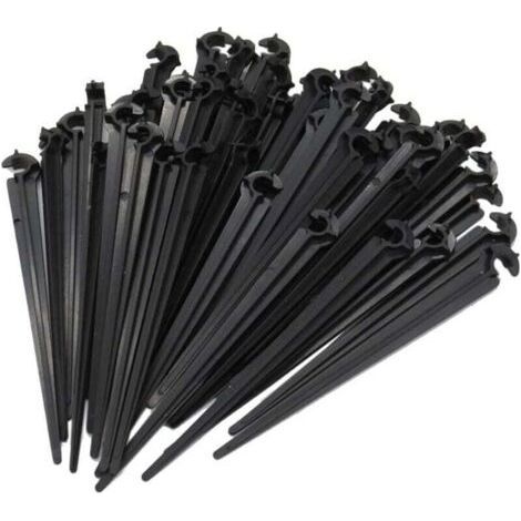 50-teiliges Gartenschlauch-Set zur Befestigung und Führung von Verteilerschläuchen im Boden, 4/7 mm Tropfbewässerungsschlauch für den Außenbereich zur Gartenbewässerung (1/5)