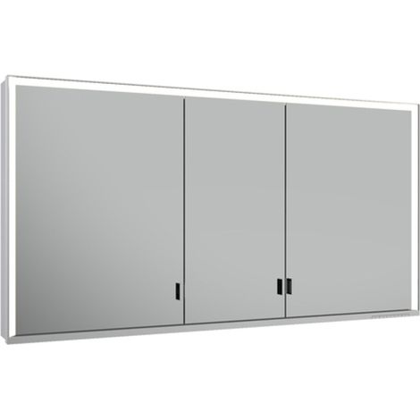 KEUCO Royal Lumos armario con espejo 3 puertas, puerta larga,