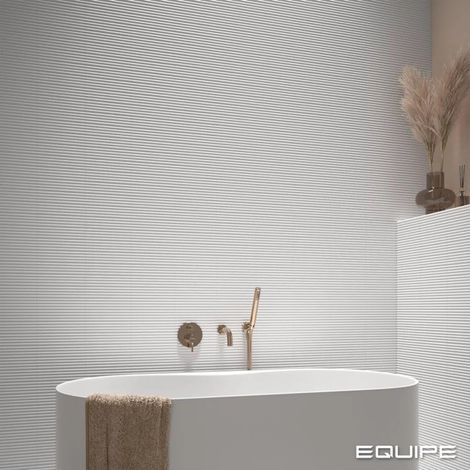 Faience Relief ONDA White 5x20cm Onda Mate (1/4)