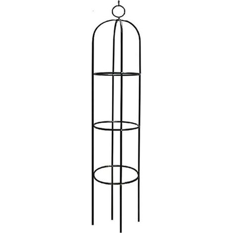 Soporte de columna para rosales y plantas trepadoras Ulisem Garden Trellis, obelisco de jardín, soporte para plantas Macaron