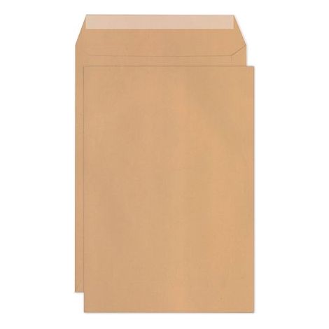 Pochette kraft brun 100% recyclé 229x324 mm 90g sans fenêtre Forever Clairefontaine - Boite de 250 (1/2)