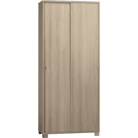 Kit armadio 2 ante scorrevoli h190 l82 p41 cm finitura olmo chiaro sarmog798k - Sarmog (1/10)