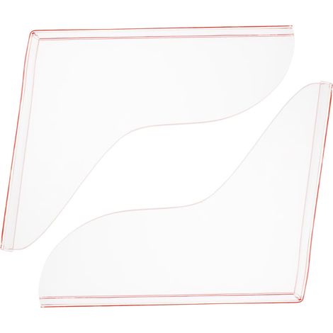 Pare-éclaboussures pour Douches en Acrylique Transparent avec Design à Motifs, Protection Anti-éclaboussures et Haute Transparence pour Salle de Bain (1/5)