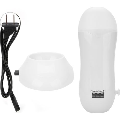 Réchauffeur de cire dépilatoire 40W portable blanc, réglable en température, prise US 110V, appareil électrique d'épilation (1/5)
