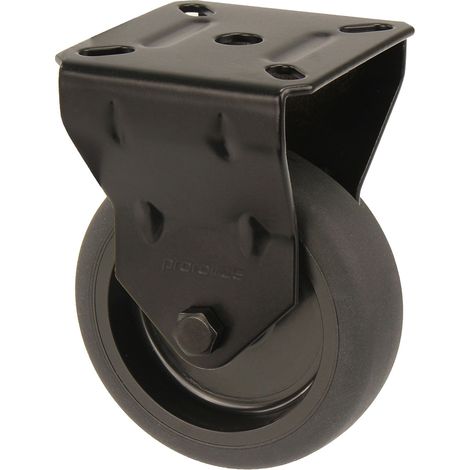 Roues fixes noires 50 mm - par pièce