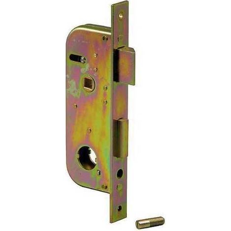 Serrure en acier galvanisé sans cylindre pour portes et portails en fer WELKA 06730000