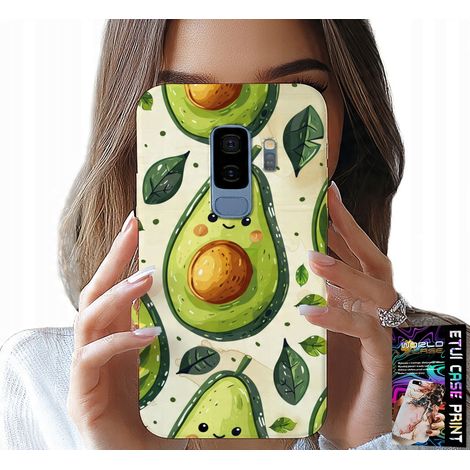 Custodia per Samsung Galaxy S9 Plus - Simpatica custodia con avocado sorridente (1/5)