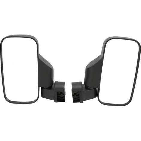 Rétroviseurs latéraux de remplacement 1.75in 2in pour Polaris RZR UTV AVT, barre de protection noire, kit de 2 pièces, compatibles tout-terrain (1/5)
