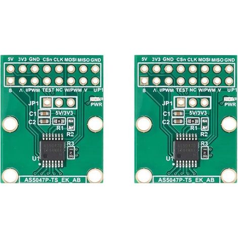 Geeignet für 2 AS5047P-Encoder-Adapterplatinen SimpleFOC Doggo magnetischer SPI-ABI-Encoder mit Pulsweitenmodulation