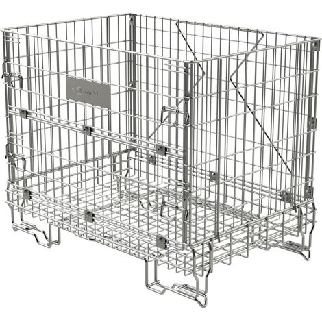 PROVOST - Conteneur repliable électro-zingué Provost - 1200 x 800 x 96 cm