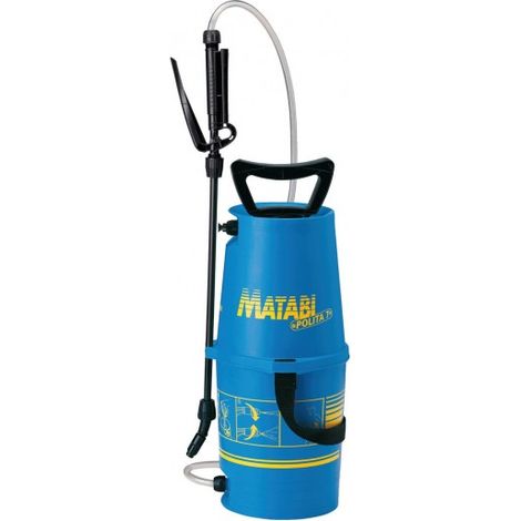 Mondelin – Pulvérisateur à pression préalable 5L – Polypropylène injecté – Soupape de sécurité 3 bars – Buse conique pour application précise