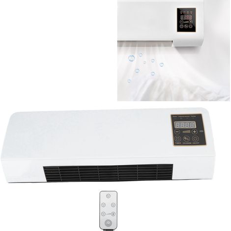 Calefactor de pared portátil: brisa natural y calefacción inteligente para dormitorios y baños. (1/5)