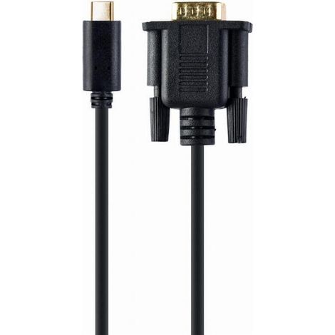 ADAPTADOR USB C A VGA M 2 M NEGRO BLISTER (1/2)