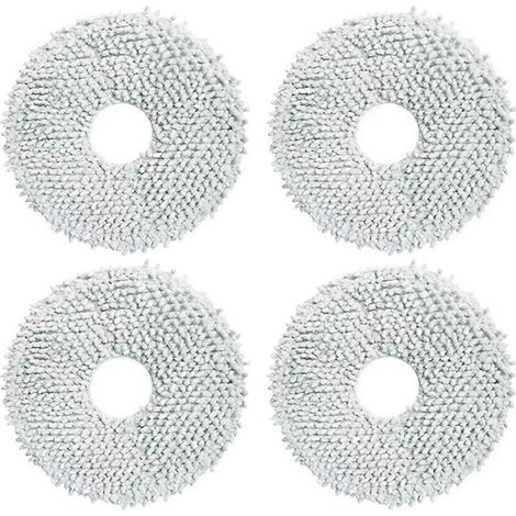 4Pcs de remplacement Serpillière Cloth pour Bot L10S Ultra/ S10/ S10 Pro Robot Aspirateur Accessoires (1/5)
