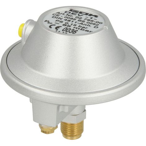 GOK Soupape d'équilibrage de pression DEV-1, 1/4’’, 85 mbar