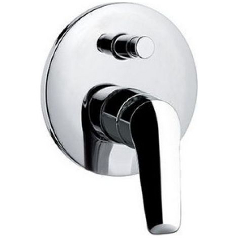 MONOCOMANDO INCASSO DOCCIA CON DEVIATORE LINEA ESSENZA Cromo