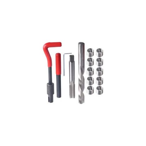 M14 x 1,50 mm Gewindereparaturset, Werkzeuge zur Reparatur von Spiralgewinden, Gewindeeinsetzset, kompatibles Handwerkzeugset für die Kfz-Reparatur – Crezuo (1/4)