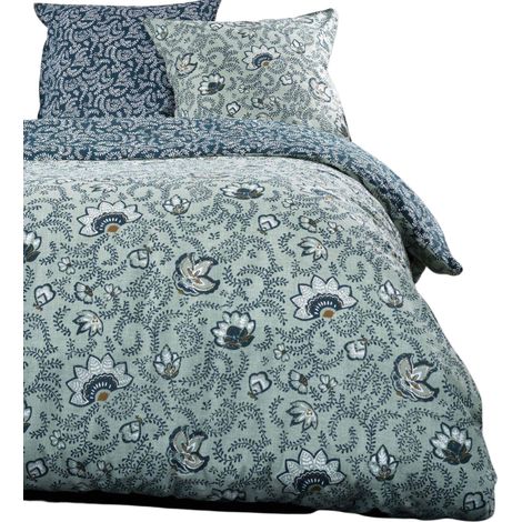 Parure de lit - TODAY - Sunshine - 116478 - 2 personnes - 220x240 cm - Coton - Imprimé 9.36