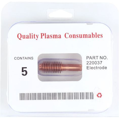 Kit D'électrodes Efficaces de Matériaux de Consommation Couteau à pour, Coupe Métallique 5 STC/Réglage pour un Projet Lisse, Matériau en Cuivre en Acier Carbone, Planches à Découper (1/5)