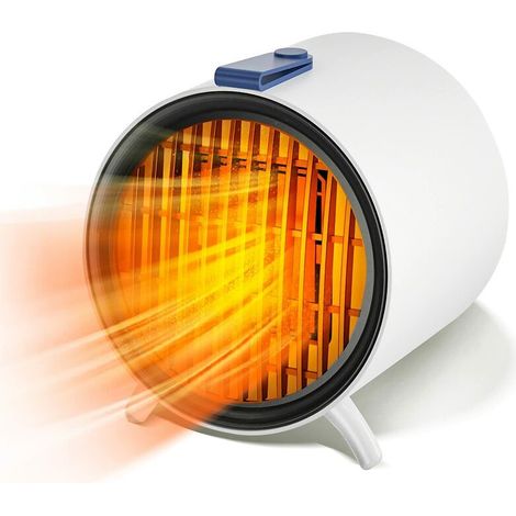 Chauffage, chauffage en céramique, chauffage électrique 500 W, protection contre la surchauffe, chauffage d'appoint, adapté pour l'intérieur, le bureau, la maison, la chambre à coucher. (1/5)