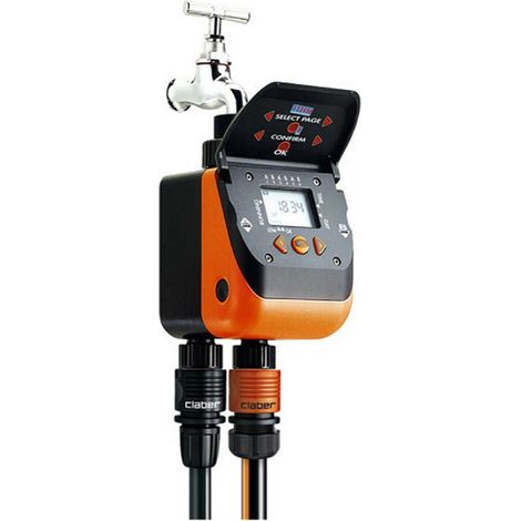 CLABER PROGRAMMATORE CENTRALINA DUPLO 8410 CON OROLOGIO IRRIGAZIONE A 2 VIE