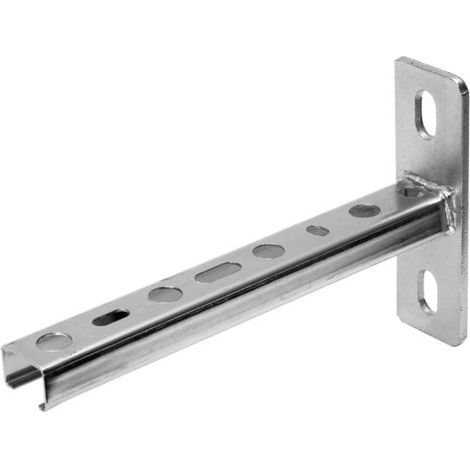 ASW Schienenkonsole 533850 500 mm, Profil 38/40 x 2.0 mm, Stahl verzinkt