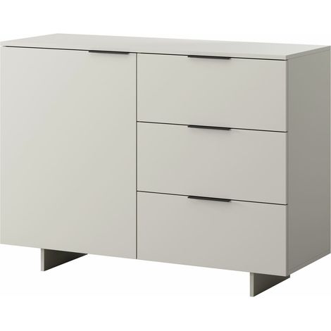 Cómoda Flotei 100 , Con cajones y puertas, Número de cajones: 0, 90x120x42cm