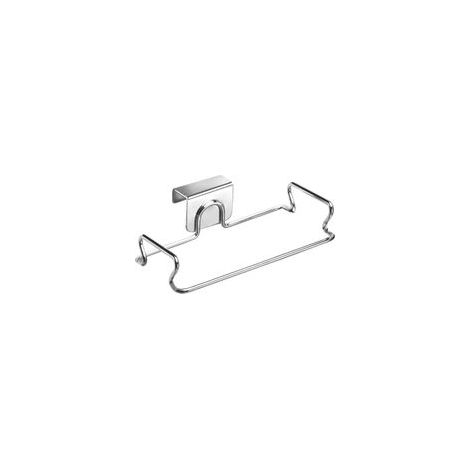 Porta sacchetti e buste di plastica – pratico gancio in acciaio cromato – facile montaggio – Crezuo
