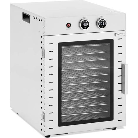 deshidratador de alimentos - 1000 W - 12 niveles - 40 L - Royal Catering