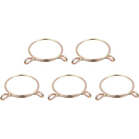 5pcs Collier Serrage Carburant Ligne Tuyau Clip 50mm ID (1/5)