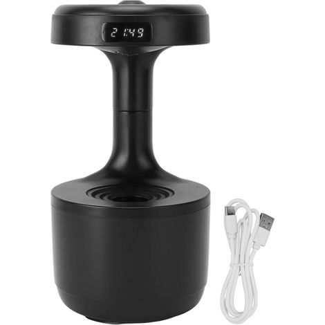 USB-Luftbefeuchter mit Auslaufschutz, feinem Nebel und leisem Betrieb – Schwarz (1/5)