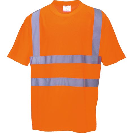 T-Shirt haute visibilité manches courtes RS PRO, Orange, taille XL, Mixte, Polyester ( Prix pour 1 ) (1/2)