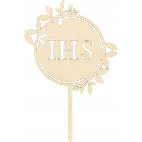 Tapa de madera IHS, 23 cm (1/3)