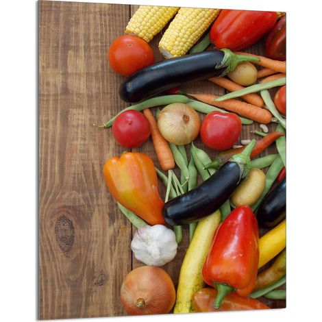TAGLIERE IN VETRO 40x52 Verdure (1/5)